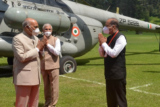 President Kovind arrives in Shimla on 4-day visit