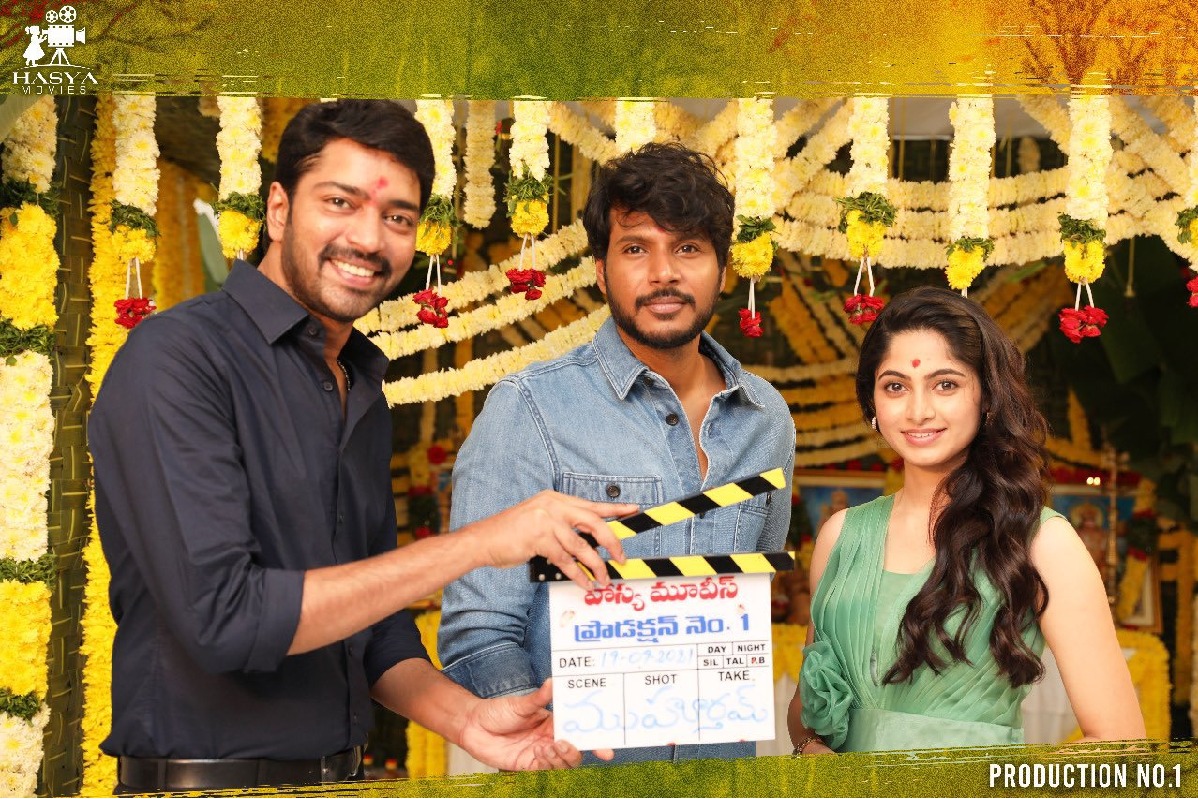 Mahurat clap for VI Anand's next film starring Sundeep Kishan