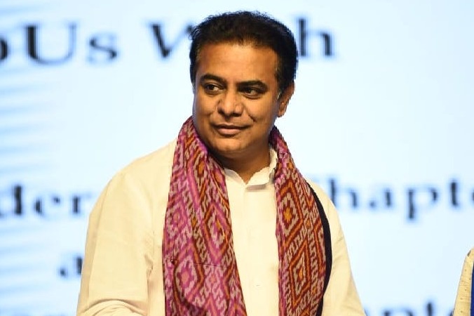 KTR says ready for 'white challenge' but with Rahul Gandhi