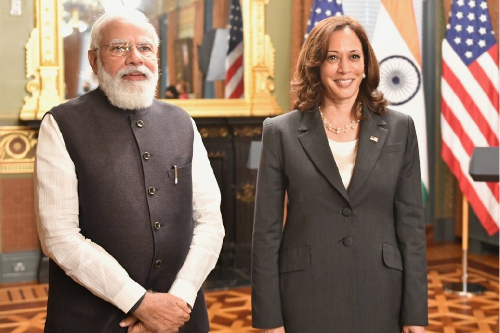 Kamala Harris appreciates India's vaccination efforts