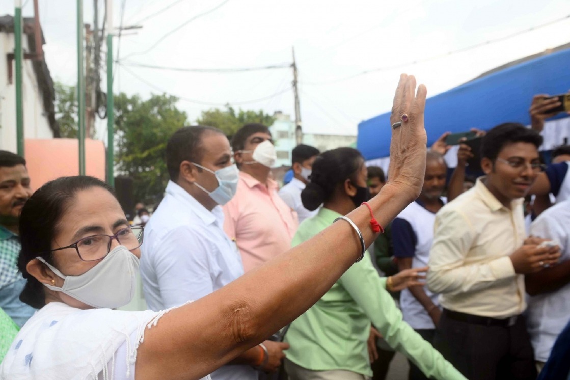 Mamata wins crucial bypoll, Trinamool sweeps other two seats too