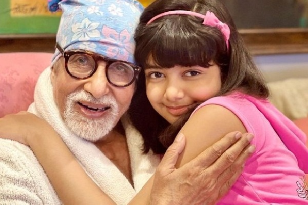 Aishwarya shares picture of Big B, Aaradhya from his 79th b'day