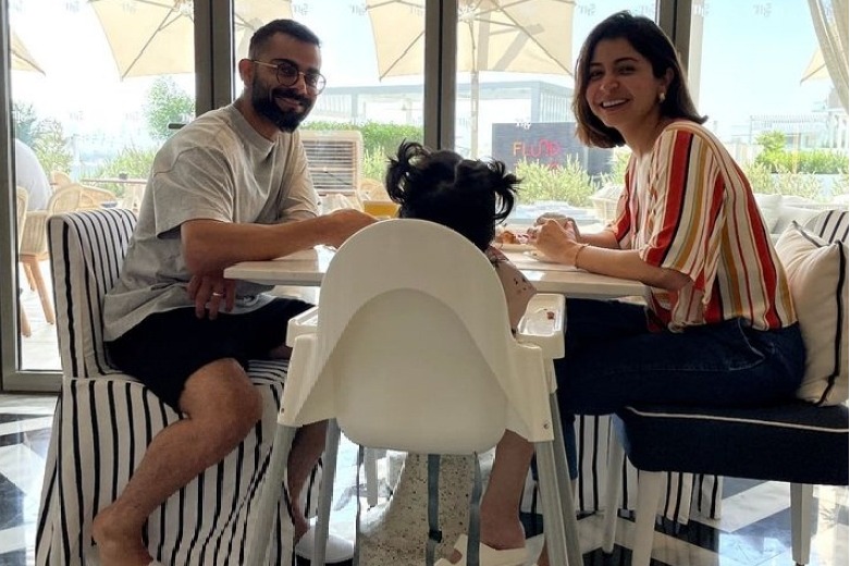 Virat, Anushka's cute breakfast pic with daughter Vamika