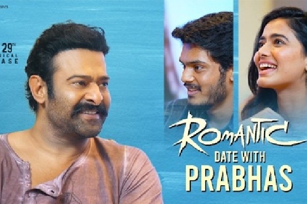 Prabhas' good-humoured 'interview' with Akash, Ketika goes viral