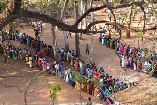 Polling underway in Andhra Pradesh's Badvel constituency