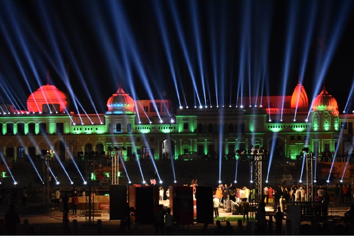 Over 9L diyas lit along Saryu in Ayodhya, a world record