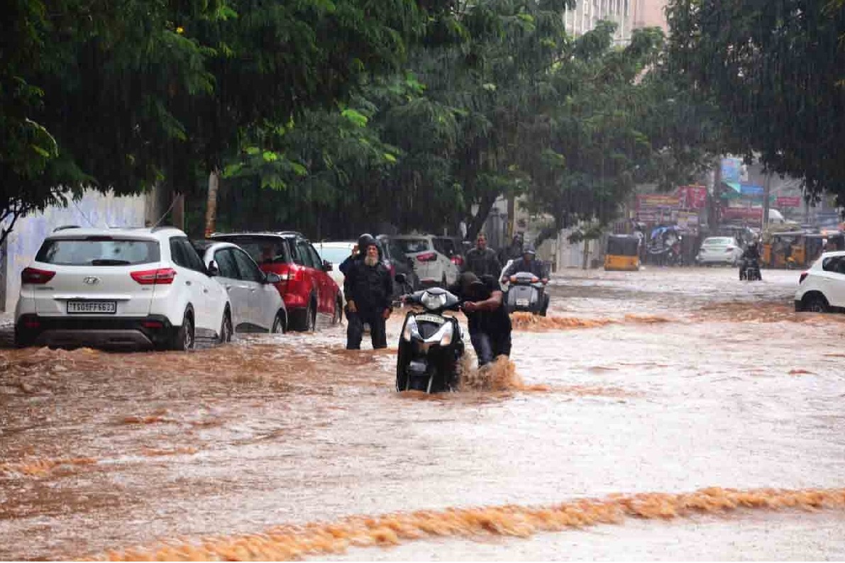 Heavy rains affect several parts of Andhra Pradesh