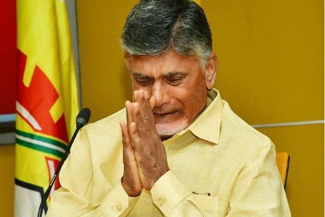 Unable to bear 'humiliation', Chandrababu Naidu breaks down