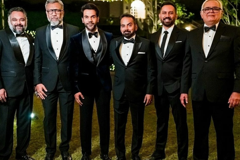 The 'Men in Black' at Rajkummar Rao's wedding reception go viral