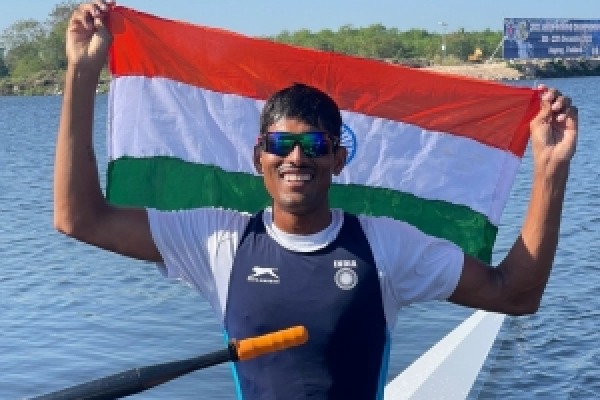 Olympian Arvind Singh wins gold in Asian Rowing C'ship