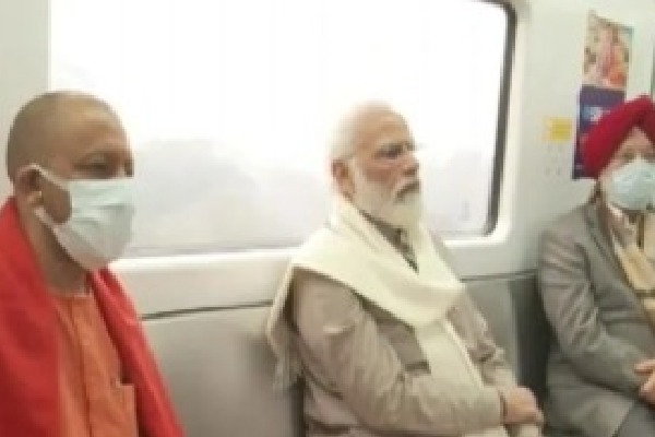 PM Modi inaugurates Kanpur Metro with a ride