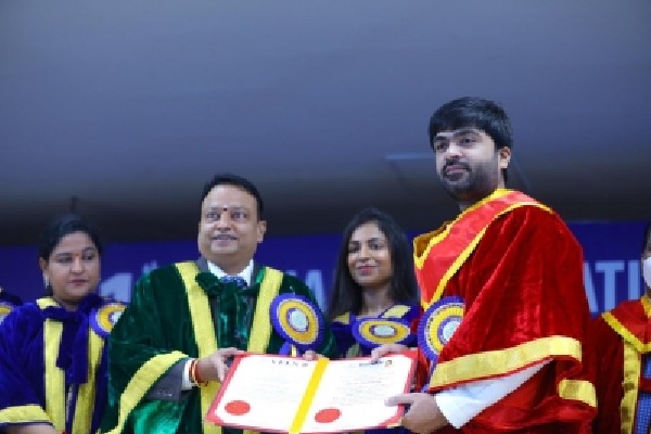 TN varsity confers honorary doctorate on Simbu