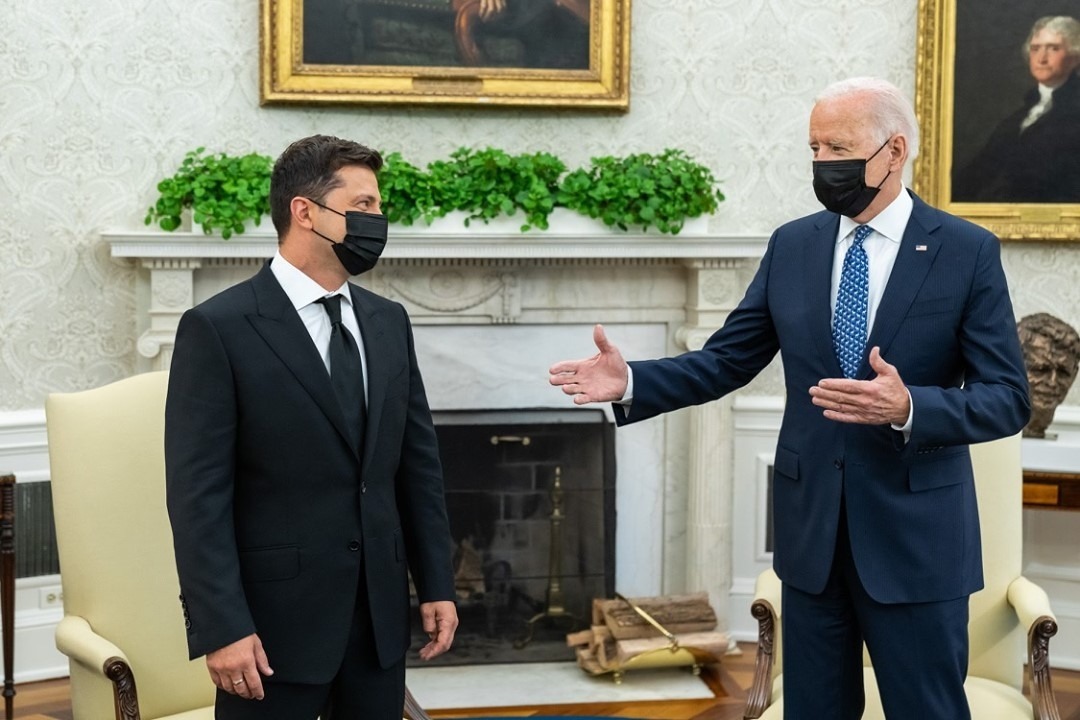 Biden speaks to Zelensky, reaffirms commitment to Ukraine's sovereignty