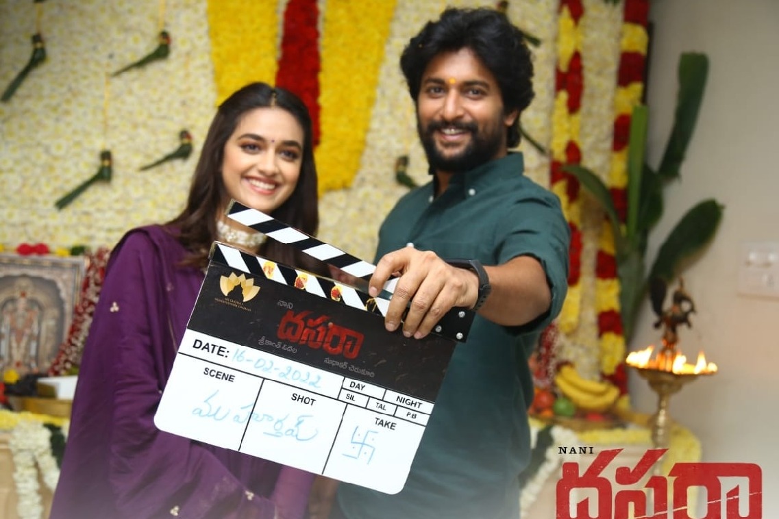 Nani, Keerthy Suresh's upcoming movie 'Dasara' launched formally