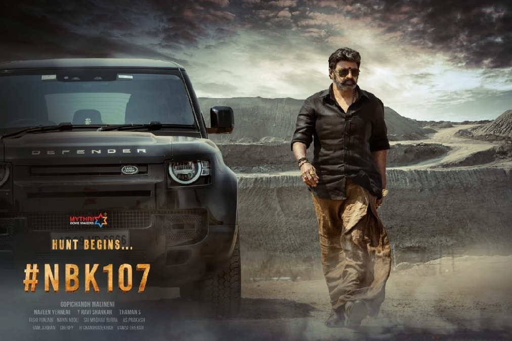 Nandamuri Balakrishna's first look from 'NBK107' unveiled