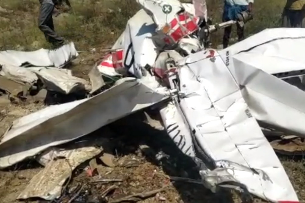 Trainee pilot killed as trainer aircraft crashes in Telangana