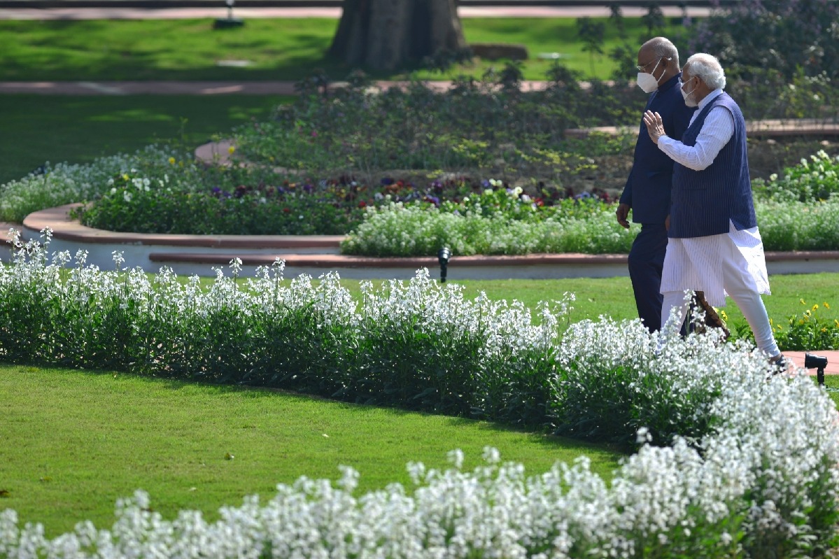 President Kovind inaugurates Ayurvedic garden