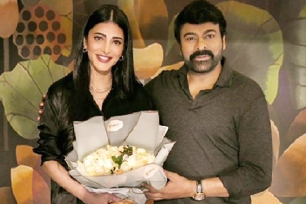 Shruti Haasan is on board for Chiranjeevi's next film