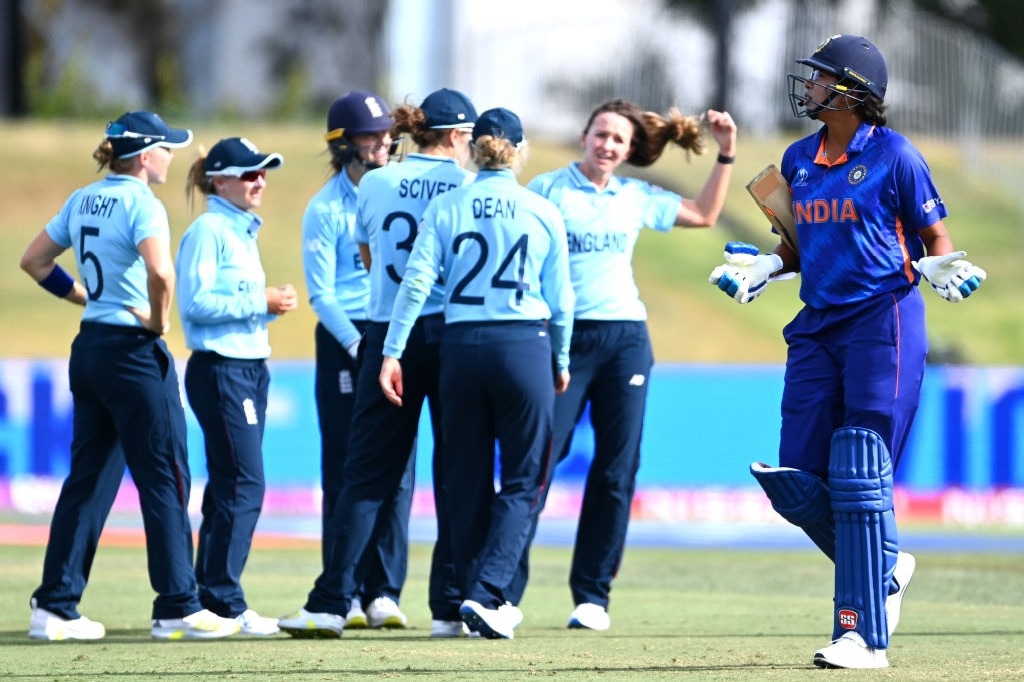 Women's World Cup: Charlie Dean takes four as India are bowled out for just 134