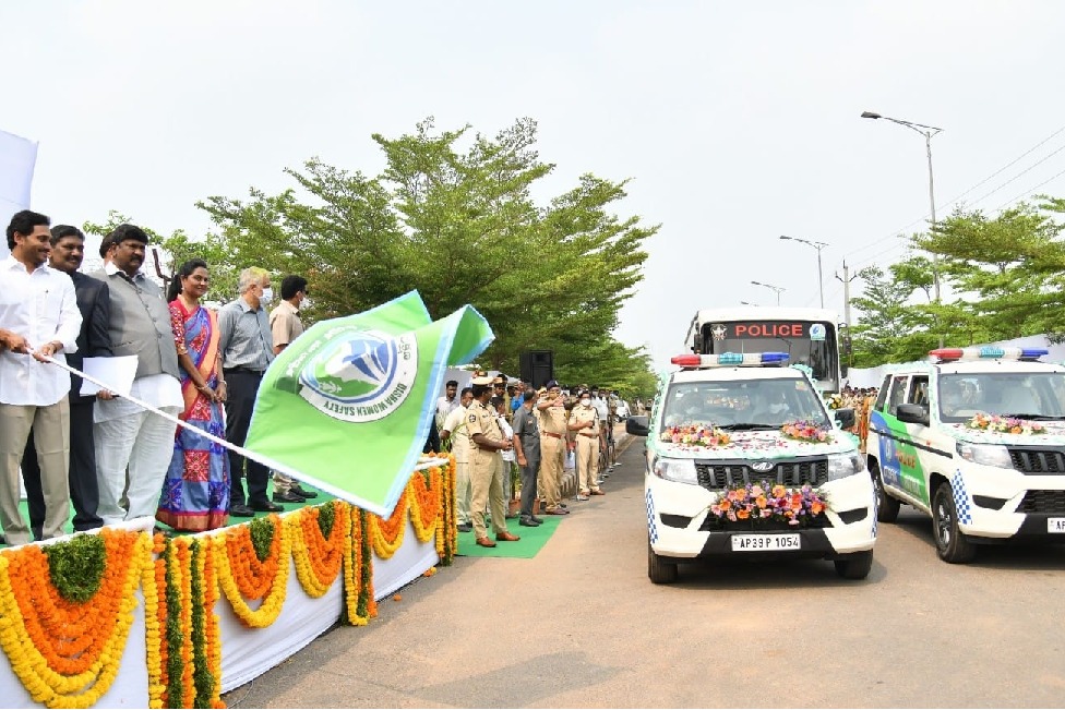 Women safety: Andhra CM flags off 163 DISHA patrolling vehicles