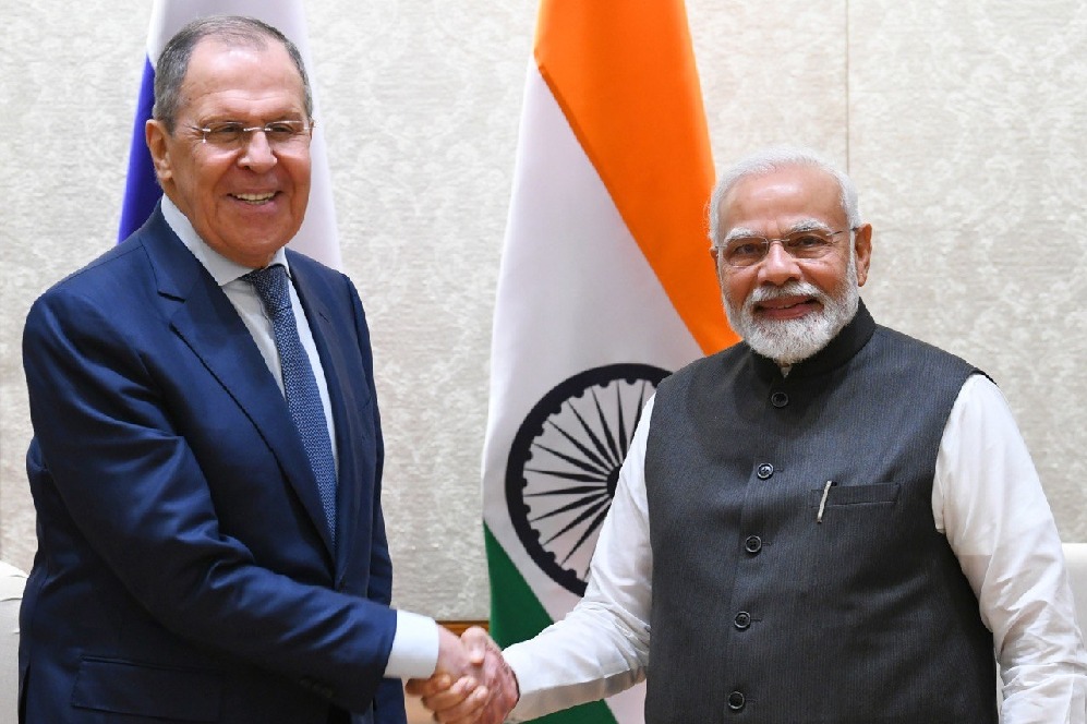 Lavrov meets Modi, apprises him of Ukraine crisis, bilateral initiatives