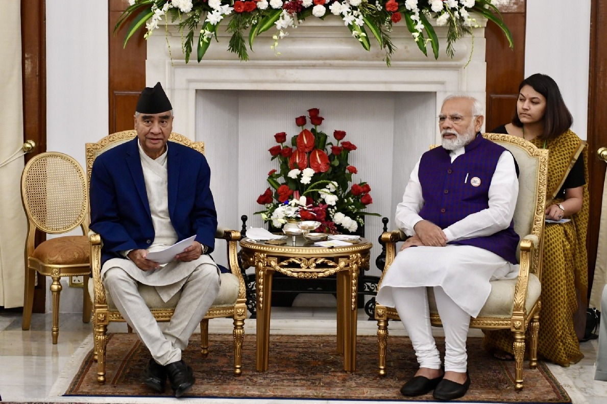 Modi, Deuba hold delegation-level talks