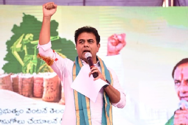 Farmers cultivated paddy in Yasangi by trusting Bandi Sanjay’s words: KTR