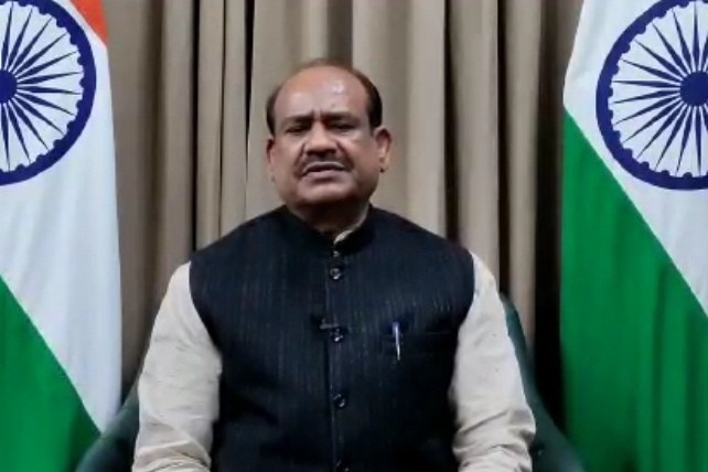 International issues should be resolved through dialogue: Om Birla