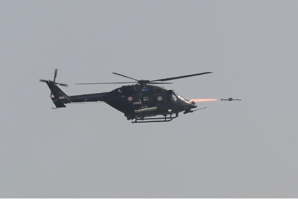 India successfully flight-tests anti-tank guided missile Helina