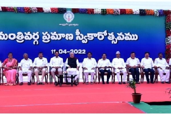 Five Deputy CMs in Jagan's new ministry