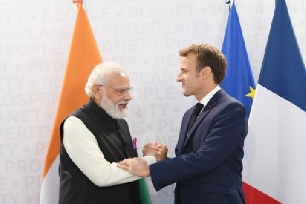 Modi congratulates 'friend' Macron on being re-elected as French President