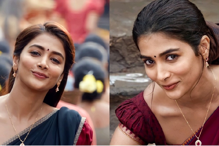 Ram Charan, Pooja Hegde's earthy chemistry shines through in 'Neelambari' song