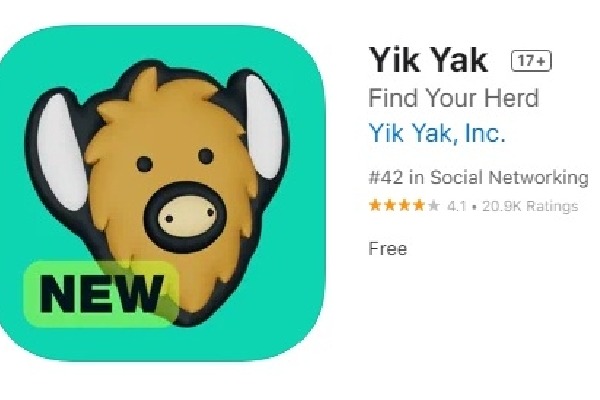 iPhone app Yik Yak exposes millions of user locations