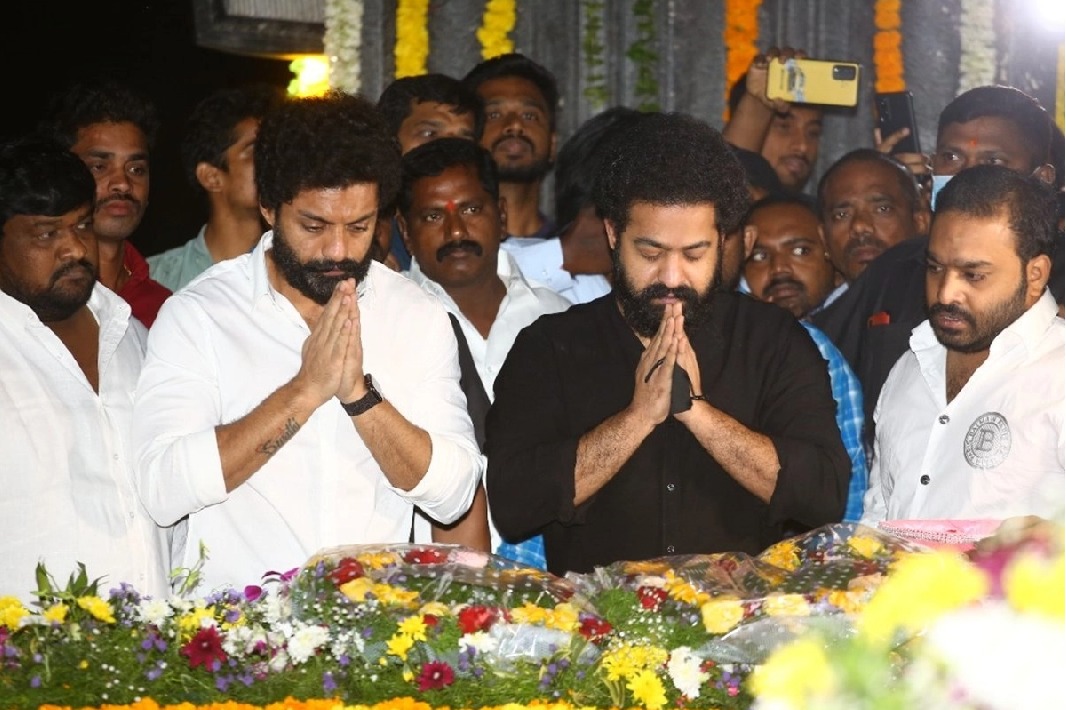 Jr NTR pays homage to his grandfather NT Rama Rao