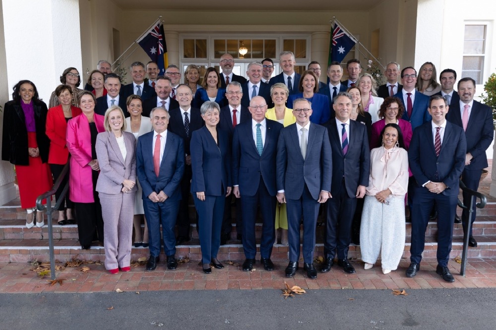 New Australian government ministry sworn in