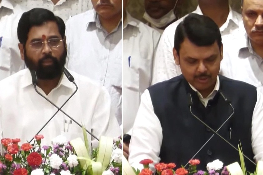 Maha Governor swears-in CM Eknath Shinde, Dy CM Devendra Fadnavis