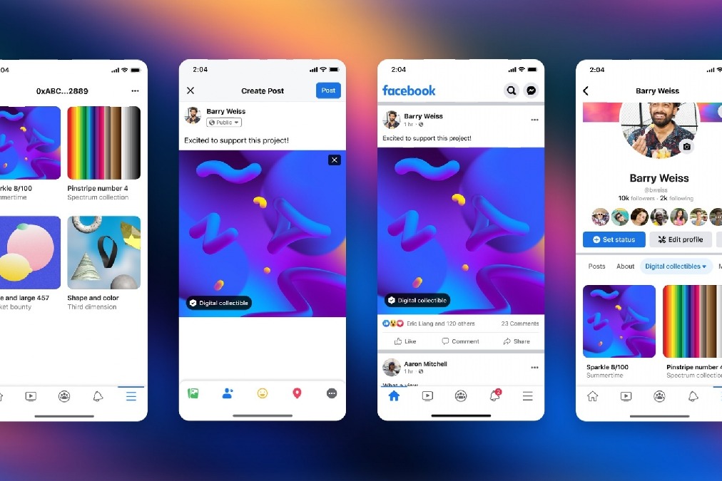 Facebook starts testing NFTs with select creators