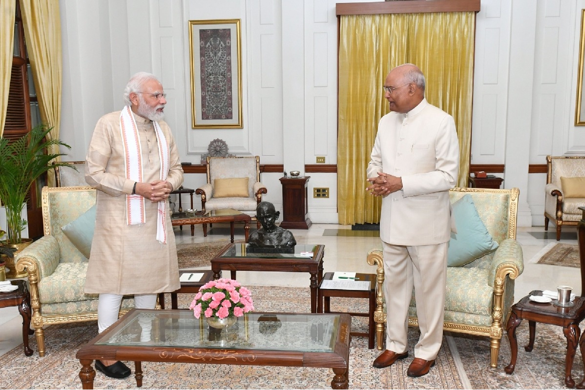 PM Modi calls on President Kovind