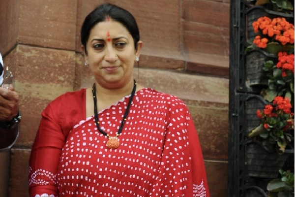 Rahul is adamant on bringing down Parliament's productivity: Smriti Irani