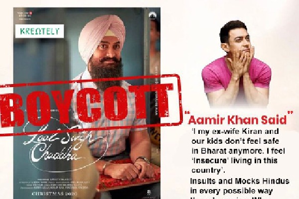 Aamir Khan reacts to boycott 'Laal Singh Chaddha', says vicious campaign 