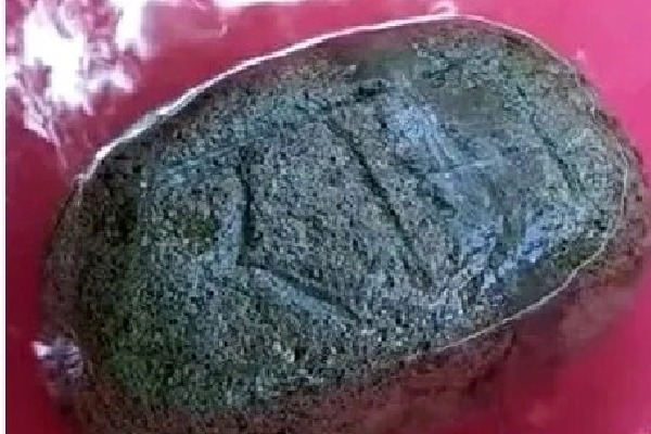 Stone with 'Ram' inscribed on it found floating in UP river