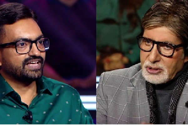 'KBC 14' contestant sang a song from Big B's movie to teach student a lesson