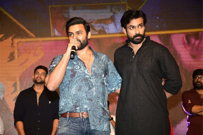 Helmet saved me, says Sai Dharam Tej at Ranga Ranga Vaibhavanga pre-release event