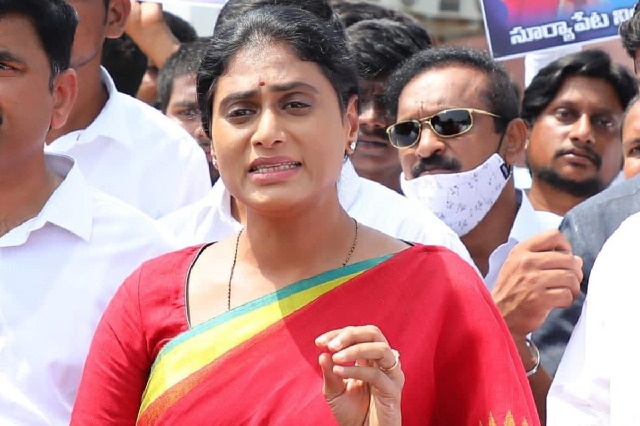 Congress MLA Jagga Reddy is covert to KTR: YS Sharmila 