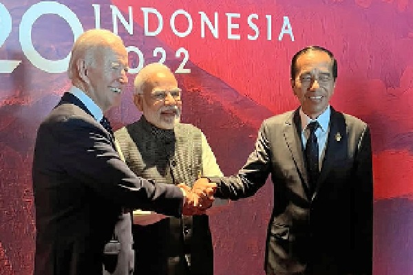 Biden meets Widodo, Modi, the current and next G-20 chairs