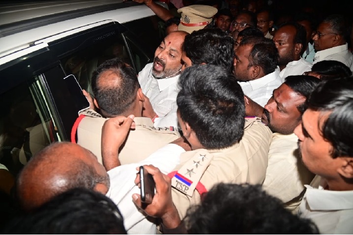 Telangana BJP chief placed under house arrest to foil march