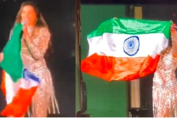 Nora Fatehi draws flak for holding Indian flag upside down at FIFA