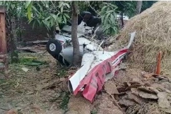 Pvt trainer aircraft crashes in MP's Rewa, pilot dead