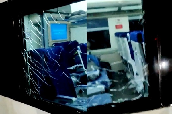 Three held for vandalising Vande Bharat train in Vizag