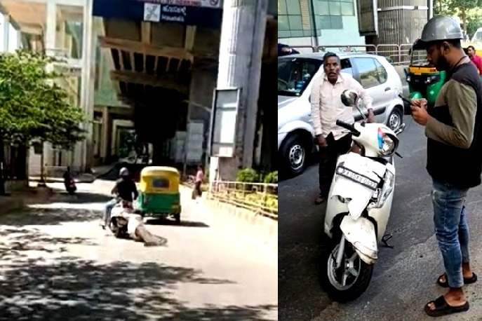 'If not for public I would've been killed', says man dragged by 2-wheeler rider in B'luru